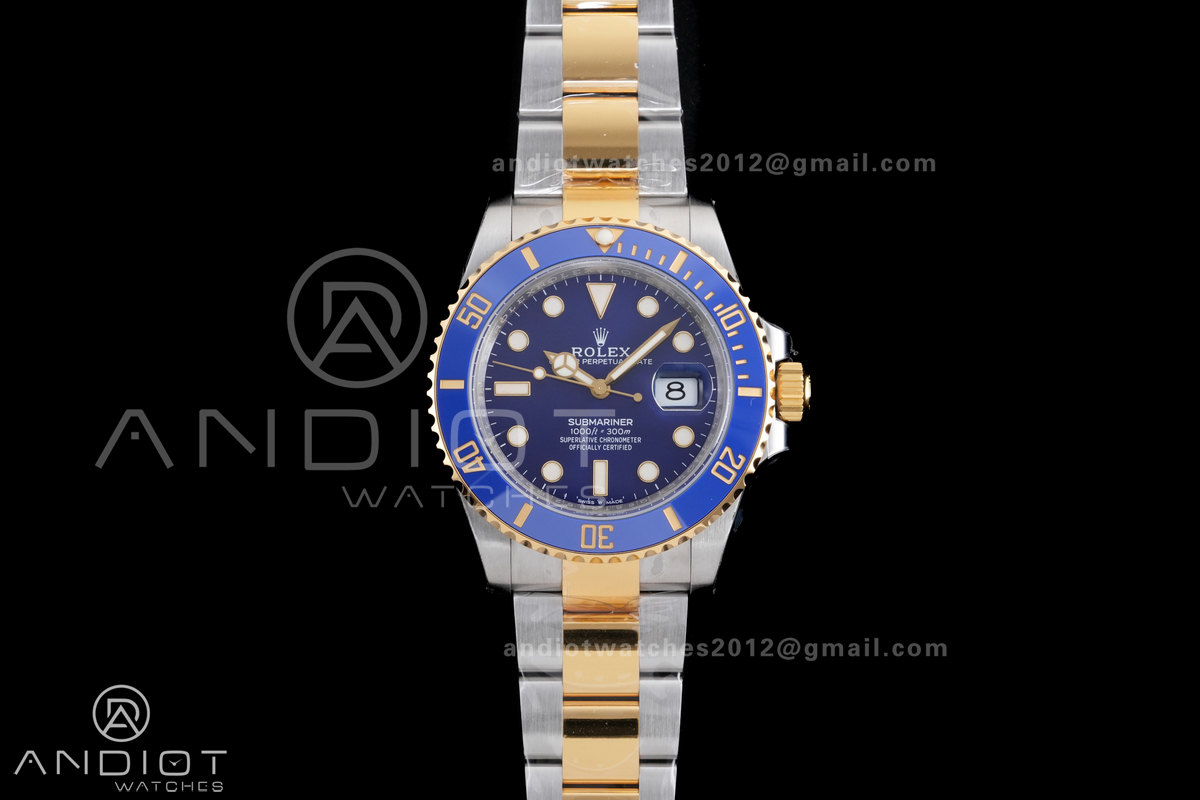 Submariner 126613 LB SS/YG Blue Ceramic 904L Steel VSF 1:1 Best Edition VS3235