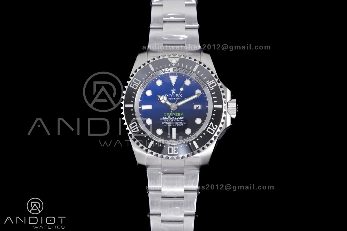 Sea-Dweller 126660 Deep Sea Blue C+F 1:1 Cameron Best Edition 904L SS Case and Bracelet VR3235