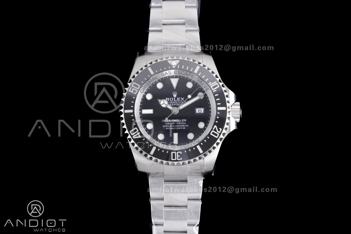 Sea-Dweller 126660 Black Ceramic C+F 1:1 Best Edition 904L SS Case and Bracelet VR3235