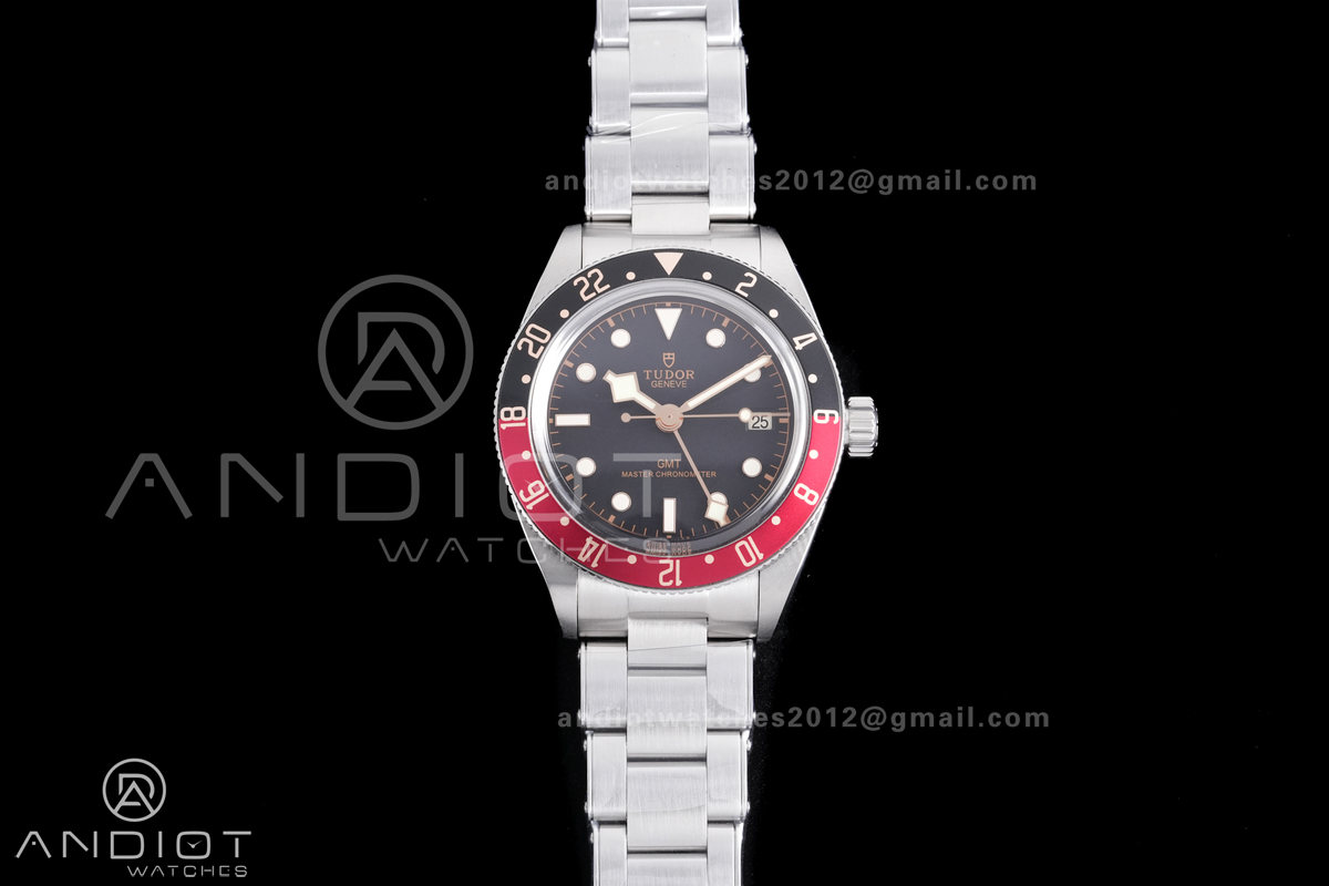 Black Bay GMT Coke Blue/Red Bezel ZF 1:1 Best Edition on SS Bracelet A2836