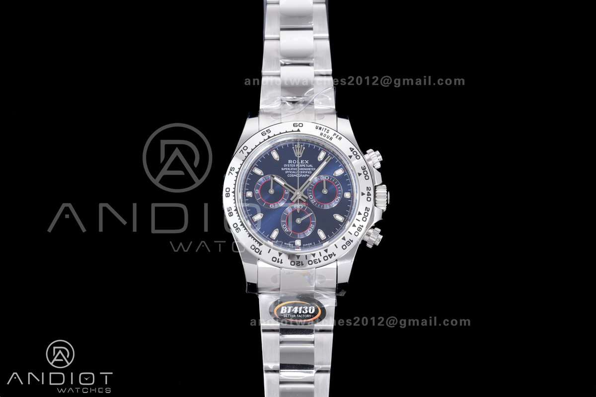 Daytona 116509 BTF 1:1 Best Edition 904L SS Case and Bracelet Blue Dial DD4130