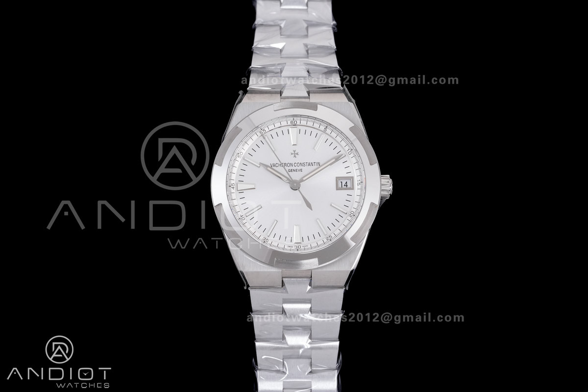 Overseas 4500V SS MKSF 1:1 Best Edition White Dial on SS Bracelet A5100
