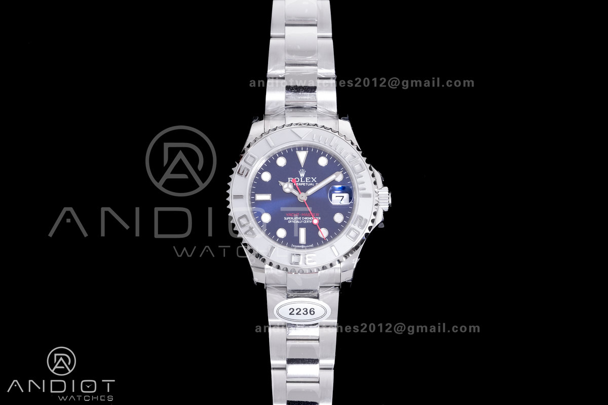 Yacht-Master 37mm 268622 CSF 1:1 Best Edition Blue Dial 904L SS Case and Bracelet SA2236