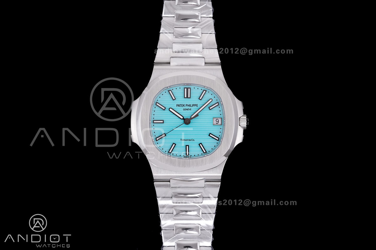 Nautilus 5711 DDF 1:1 Best Edition Tiffany Blue Dial on SS Bracelet DD324 Super Clone