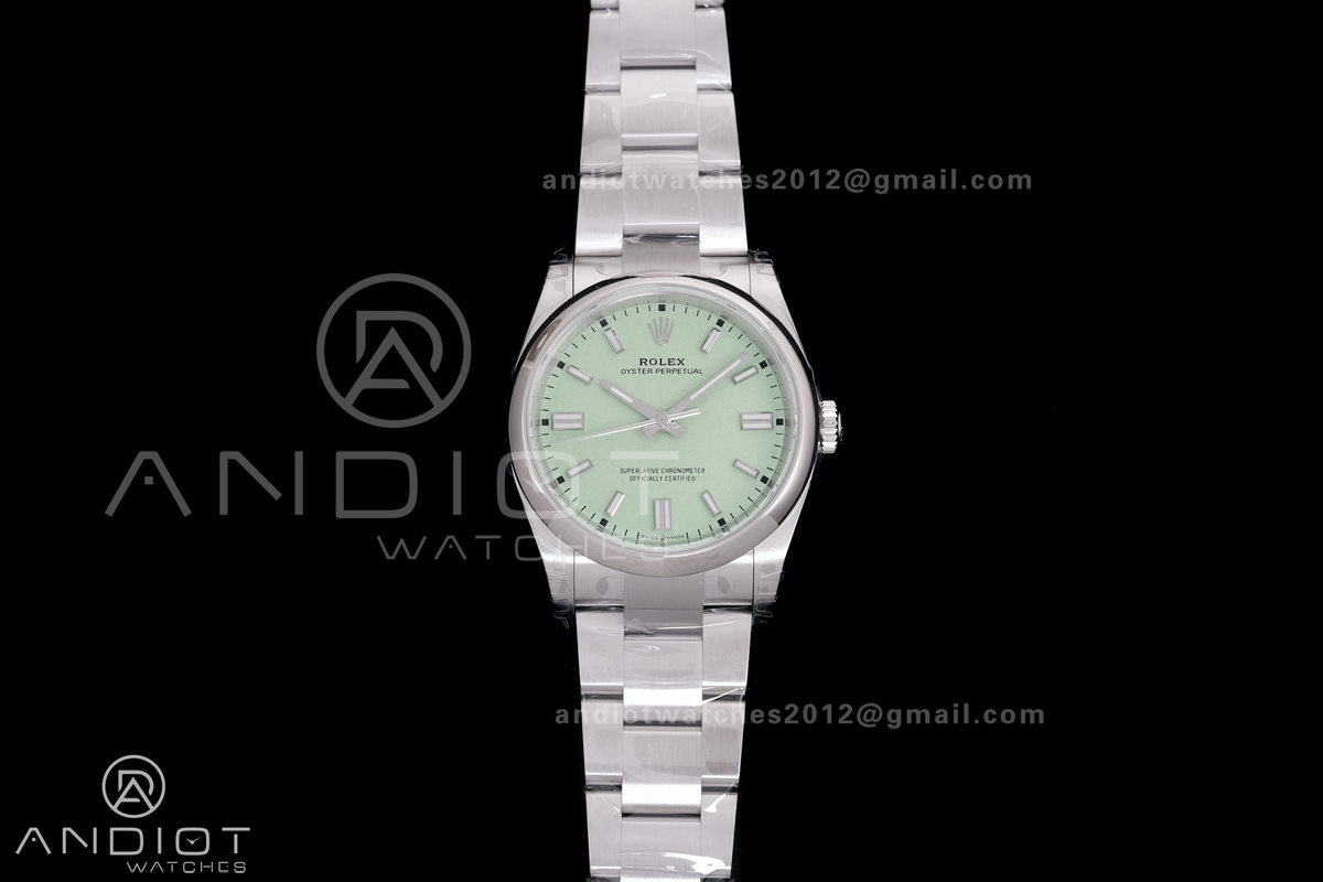 Oyster Perpetual 36mm 126000 904L VSF 1:1 Best Edition 2025 Pistachio Dial on 904L SS Bracelet VS3230