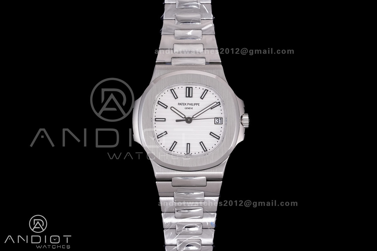 Nautilus 5711 BBF 1:1 Best Edition White Dial on SS Bracelet DD324 Super Clone