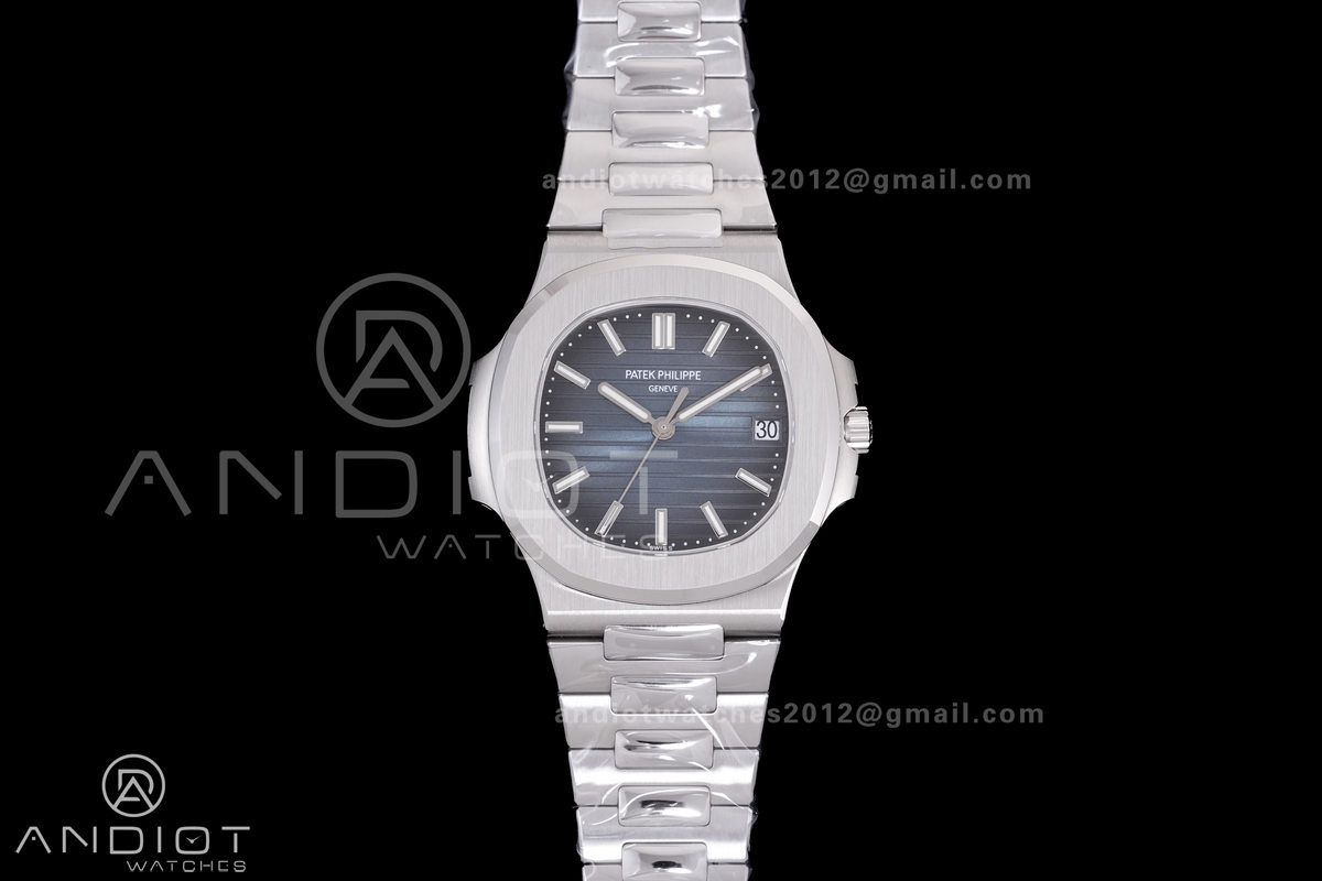Nautilus 5711 BBF 1:1 Best Edition Blue Textured Dial on SS Bracelet DD324 Super Clone