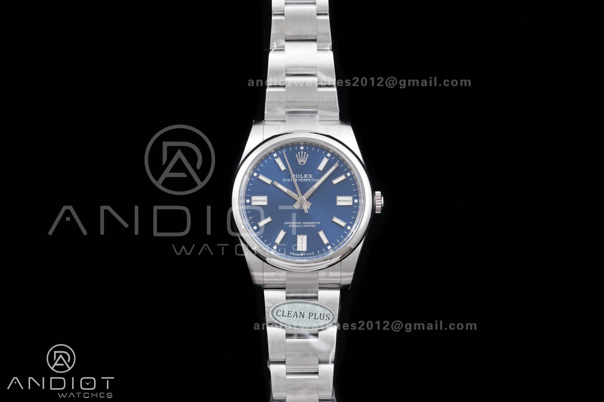 Oyster Perpetual 124300 41mm Clean Plus 1:1 Best Edition 904L Steel Blue Dial DD3230