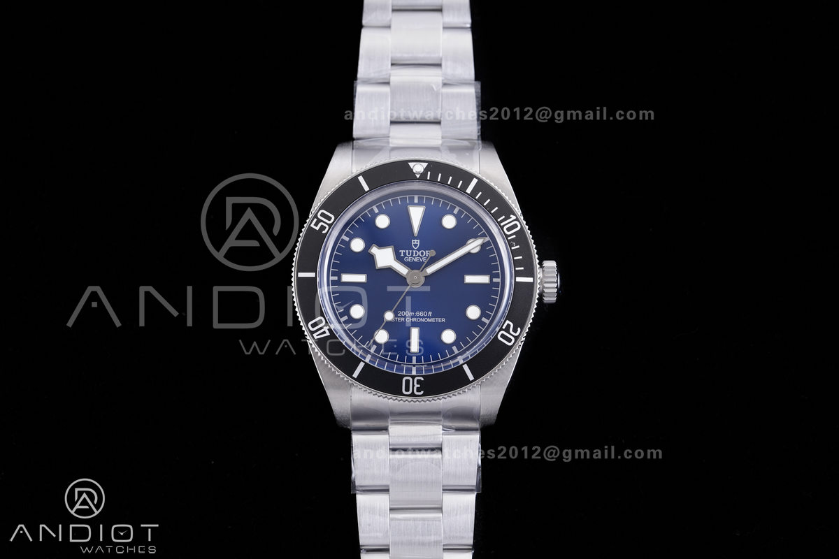 Heritage Black Bay 43mm SS ZF 1:1 Best Edition Blue Dial on SS Bracelet A2824