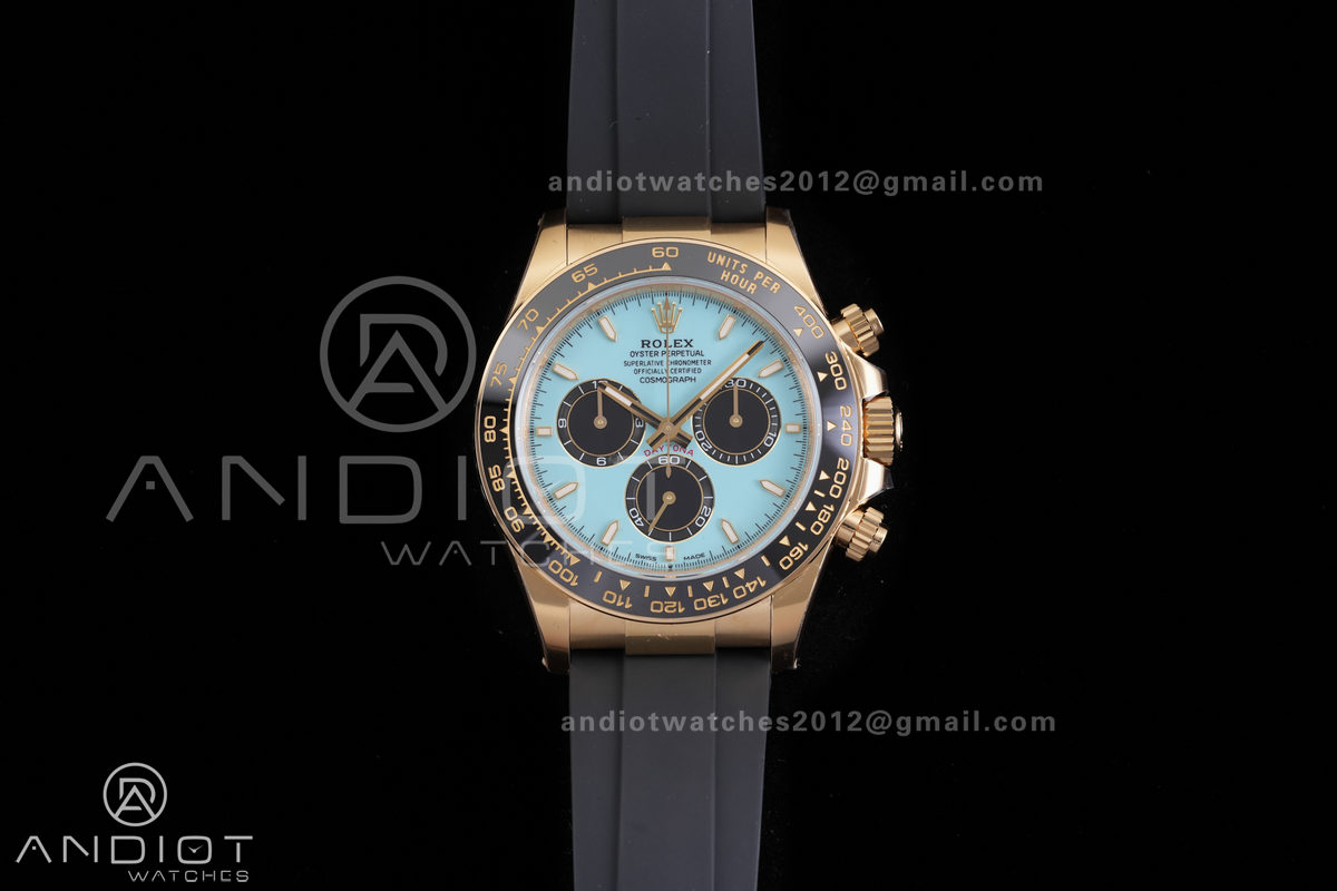 Daytona 126518 VSF 1:1 Best Edition Tiffany Blue Dial on Oysterflex Strap VS4131 V2 (Weighted)