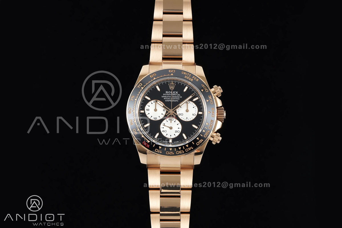 Daytona 126525 LN Le Mans QF 1:1 Best Edition on RG Bracelet JH4132 Free Sprung (Weighted)