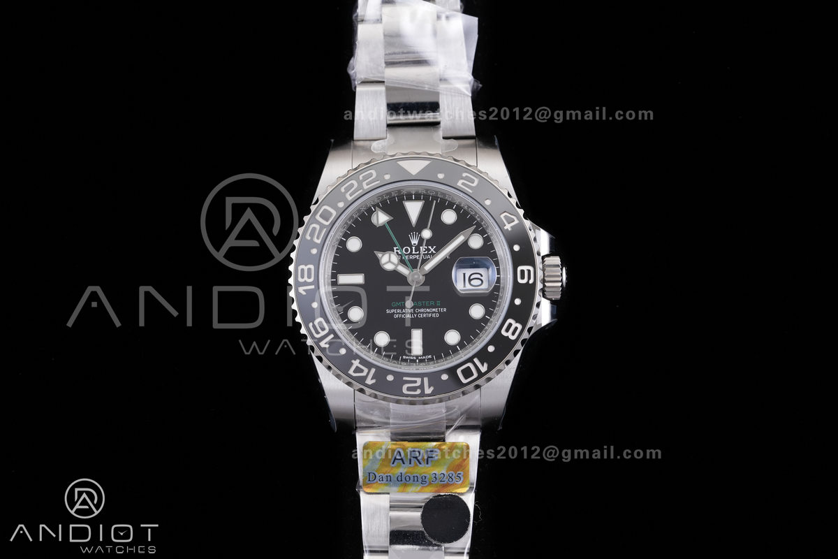 GMT Master II 116710 LN 904L SS ARF 1:1 Best Edition on Oyster Bracelet DD3285 V3