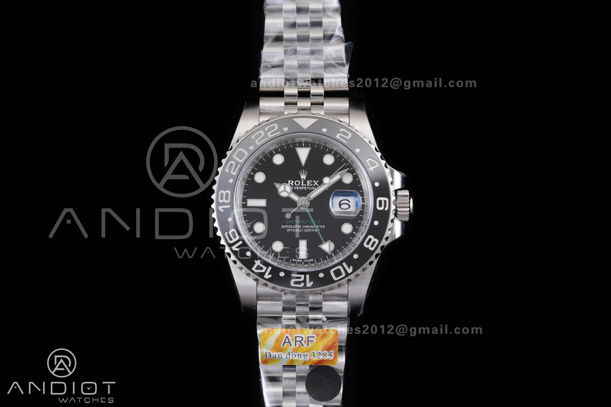 GMT Master II 116710 LN 904L SS ARF 1:1 Best Edition on Jubilee Bracelet New DD3285 V3