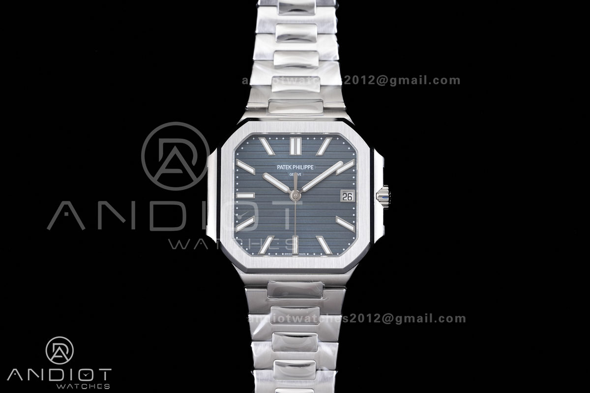 Cubitus 7128/1G SS BBF 1:1 Best Edition Blue Dial On SS Bracelet Super Clone DD330