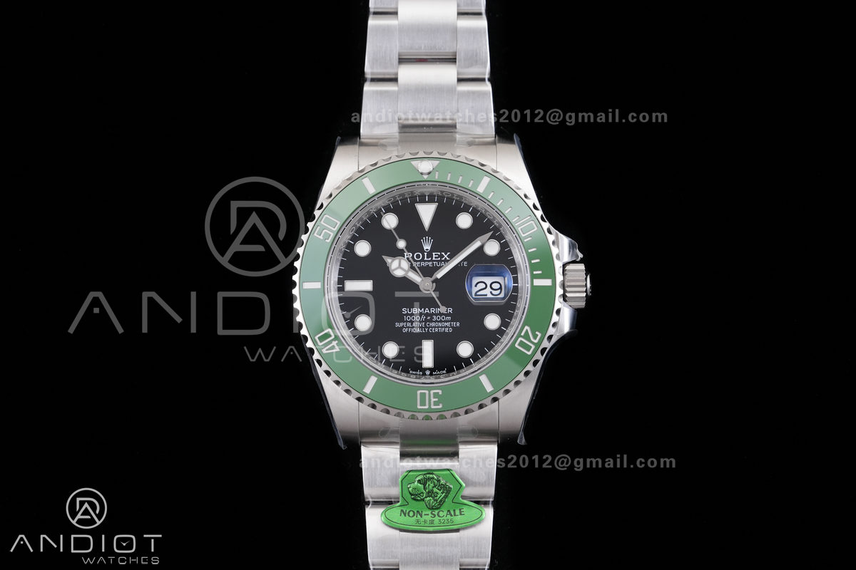 Submariner 41mm 126610LV Green Ceramic 904L Steel GOLD 1:1 Best Edition JH3235 (Free Sprung)