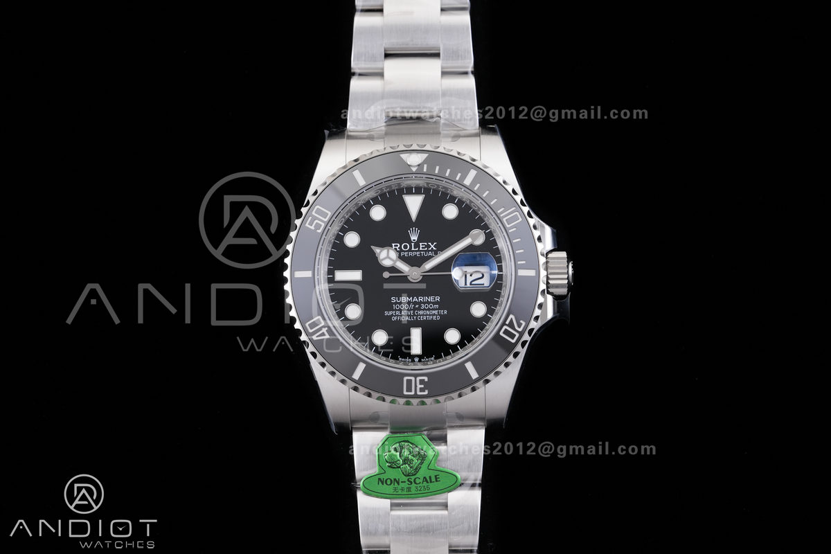 Submariner 41mm 126610 LN Black Ceramic 904L Steel GOLD 1:1 Best Edition JH3235 (Free Sprung)