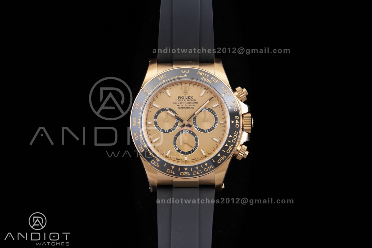 Daytona 126518 Gain Weight VSF 1:1 Best Edition Gold Dial on Oysterflex Strap DD4131