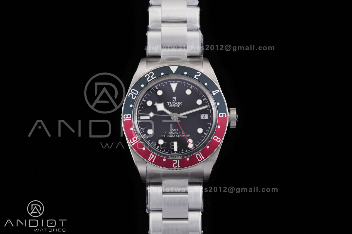 Black Bay GMT Pepsi Blue/Red Bezel ZF 1:1 Best Edition on SS Bracelet A2836