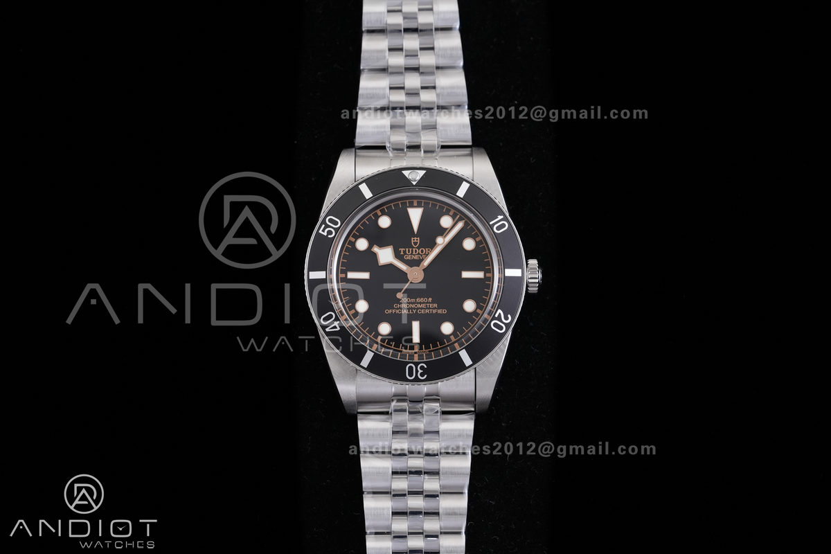 Heritage Black Bay 37mm SS ZF 1:1 Best Edition Black Dial on SS Jubilee Bracelet A2824