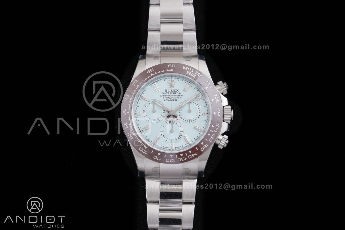 Daytona 116509 Gain Weight V3 VSF 1:1 Best Edition Ice Blue Crystal Dial On Oyster Bracelet DD4130
