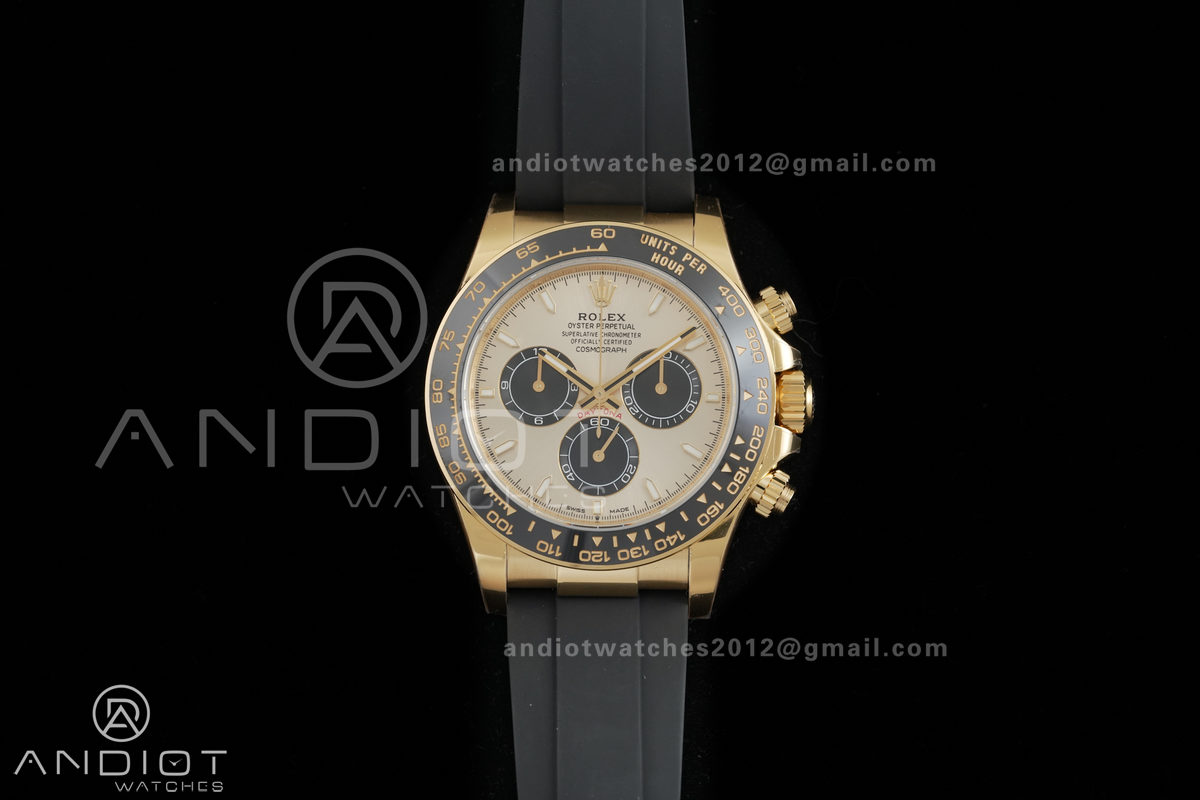 Daytona 126518 VSF 1:1 Best Edition YG/Black Dial on Oysterflex Strap DD4801