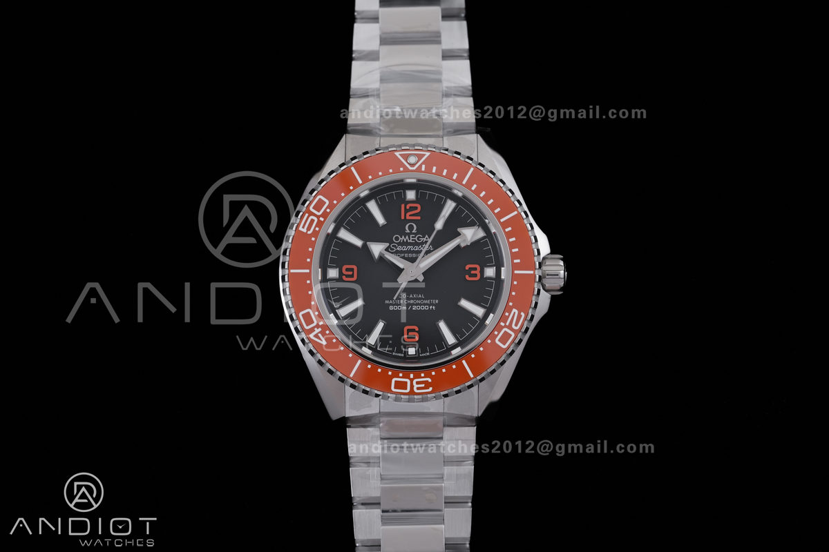 Seamaster 2025 2000M 217.30.42.21.01.002 Orange Ceramic Bezel VSF 1:1 Best Edition Black Dial On SS Bracelet Asian 8912