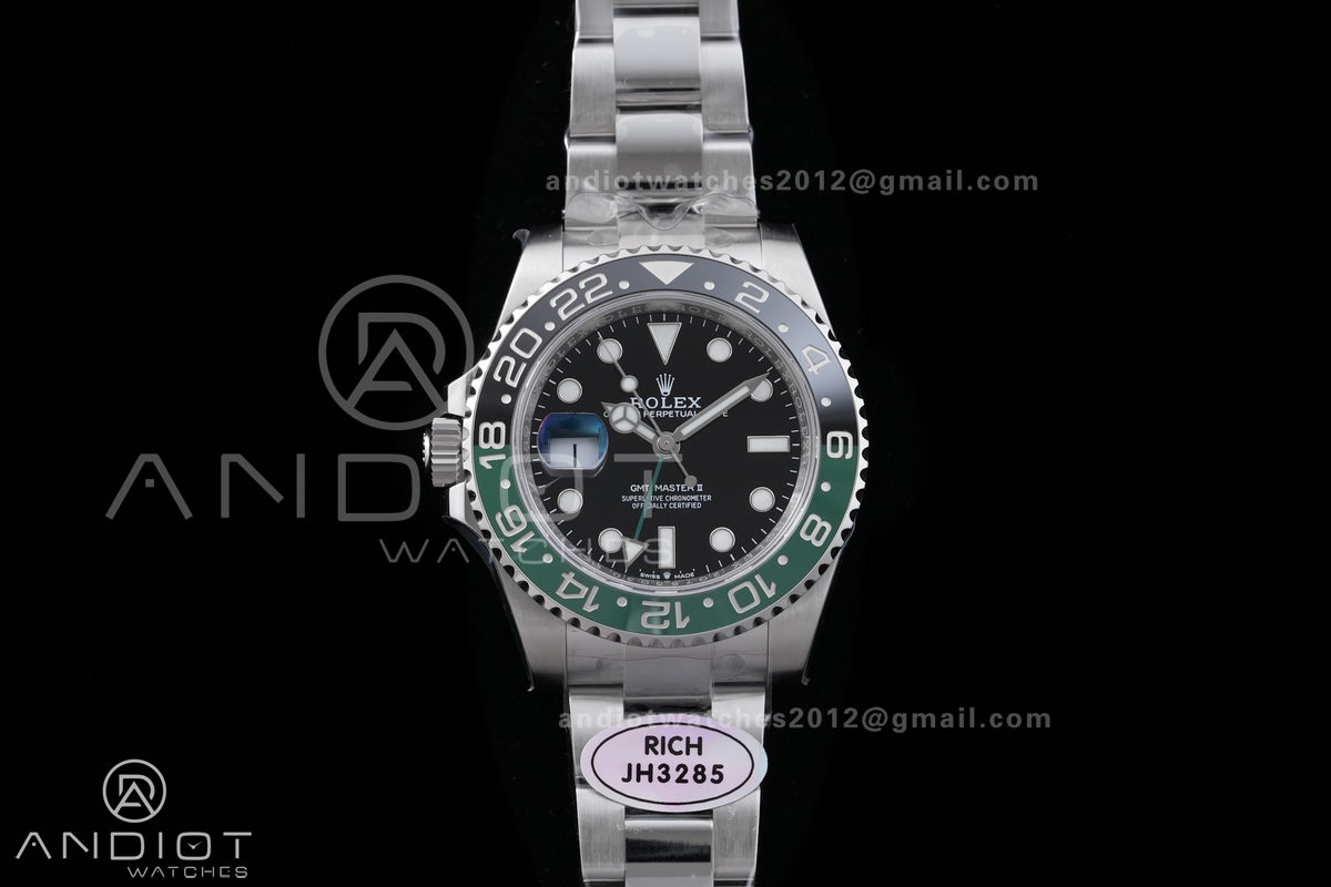 GMT-Master II 126720 VTNR LHD 904L Steel RICH 1:1 Best Edition on Oyster Bracelet JH3285 V2
